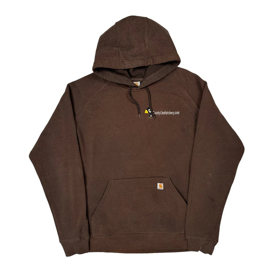 Carhartt Hoodie - Medium Brown Cotton Blend