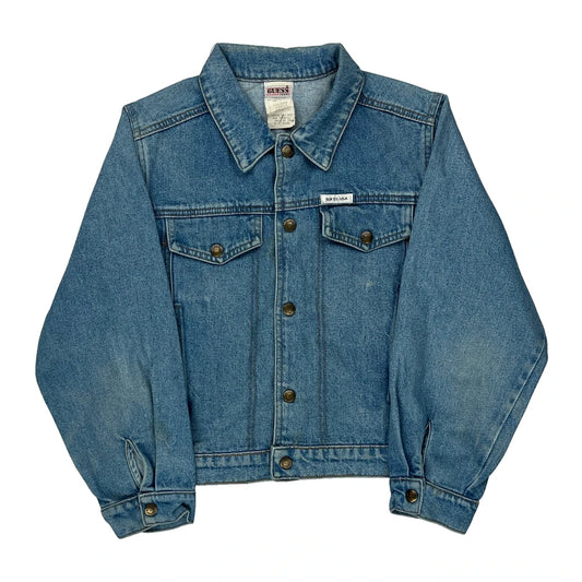 Guess Denim Jacket - Large Blue Cotton