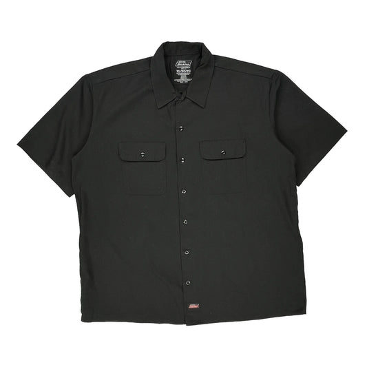 Dickies Short Sleeve Shirt - XL Black Cotton