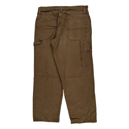Carhartt Carpenter Trousers - 31W 29L Brown Cotton