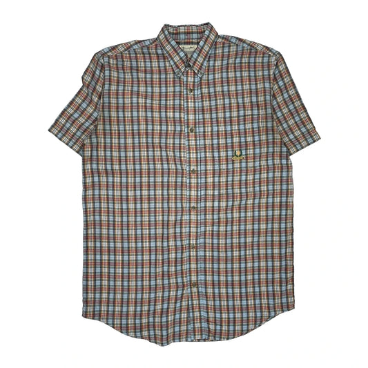 Tommy Hilfiger Short Sleeve Shirt - 2XL Multicoloured Cotton