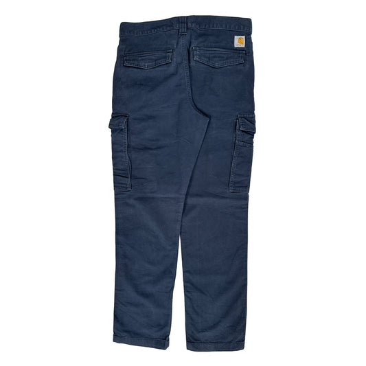 Carhartt Cargo Trousers - 31W 31L Navy Cotton
