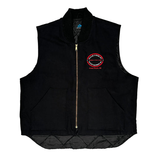 Vintage Grand Rapids, Mi Tri-Mountain Gilet - XL Black Polyester