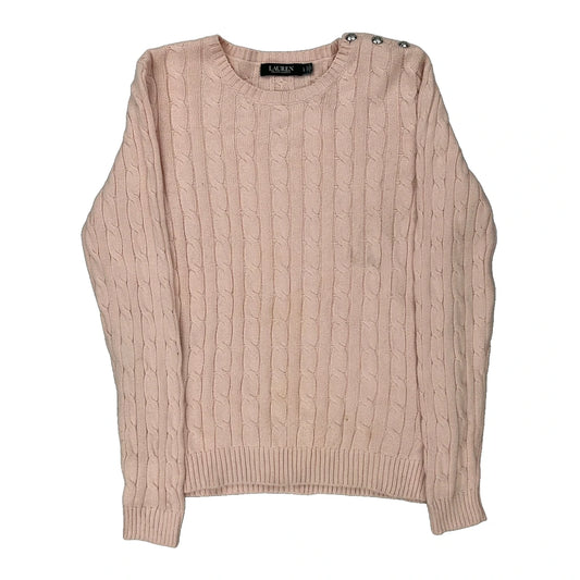 Ralph Lauren Jumper - Large Pink Cotton