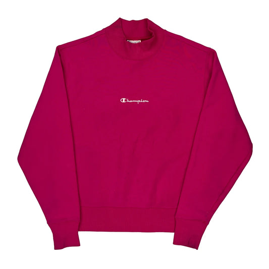 Reverse Weave Champion Sweatshirt - Medium Pink Cotton Blend