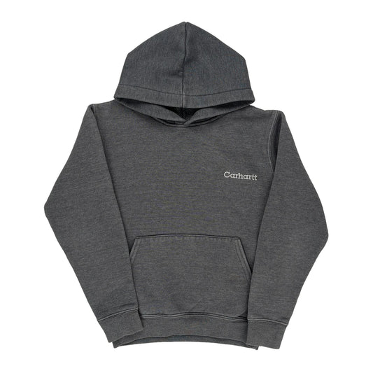 Age 8 Carhartt Hoodie - Medium Grey Cotton Blend