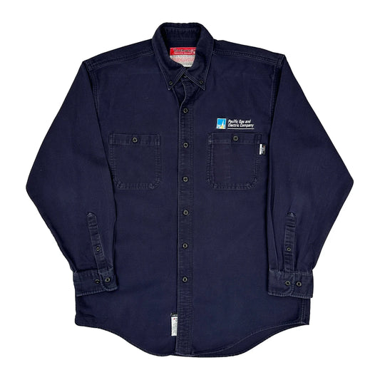 Riverside Work Shirt - Large Navy Cotton