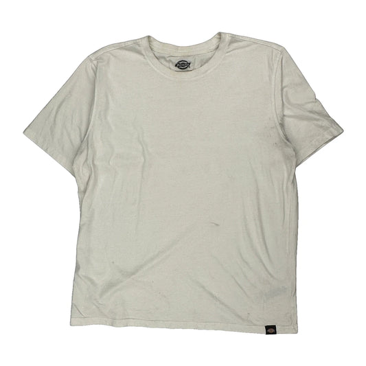 Dickies T-Shirt - XL White Cotton