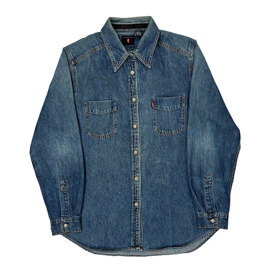 Levis Denim Shirt - Large Blue Cotton