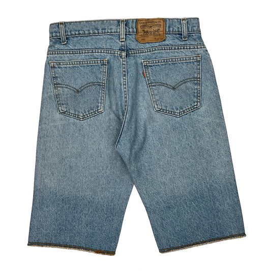 Levis Denim Shorts - 32W 11L Light Wash Cotton