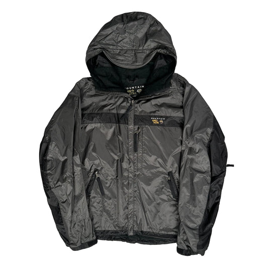Vintage Mountain Hard Wear Windbreaker - Small Grey Nylon