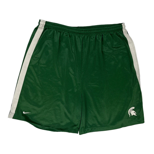 Nike Sport Shorts - Large Green Polyester