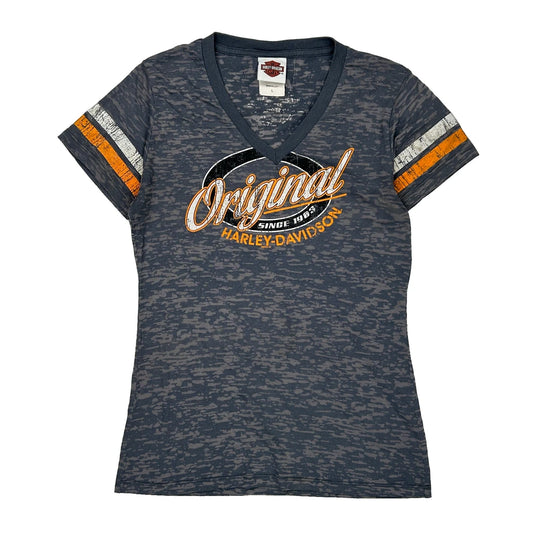 Original Since 1903 Harley Davidson Graphic T-Shirt - Large Grey Cotton