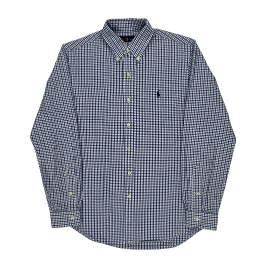 Ralph Lauren Checked Shirt - Medium Blue Cotton