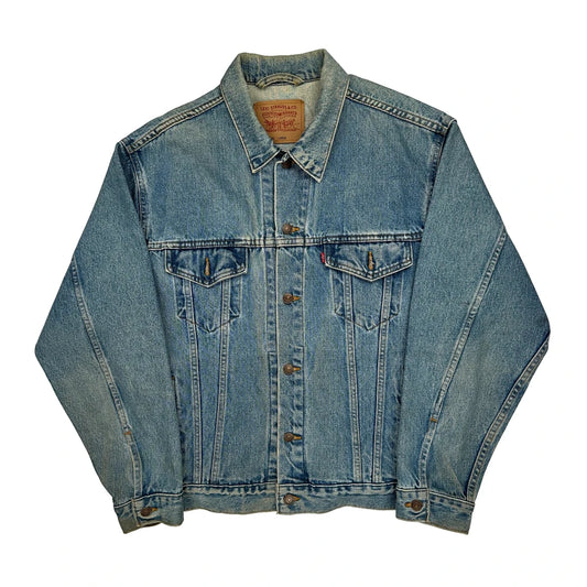 Levis Denim Jacket - Large Blue Denim