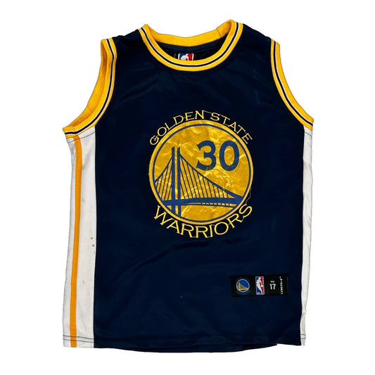 Age 8 Golden State Warriors Nba Jersey - Small Navy Polyester