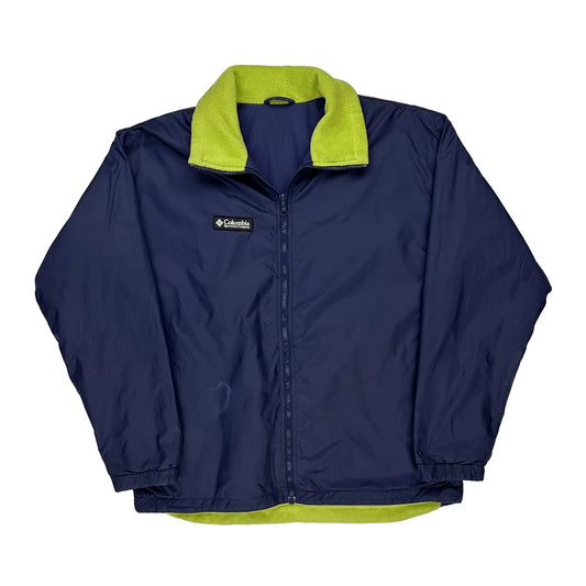 Age 15 Columbia Windbreaker - XL Green Polyester