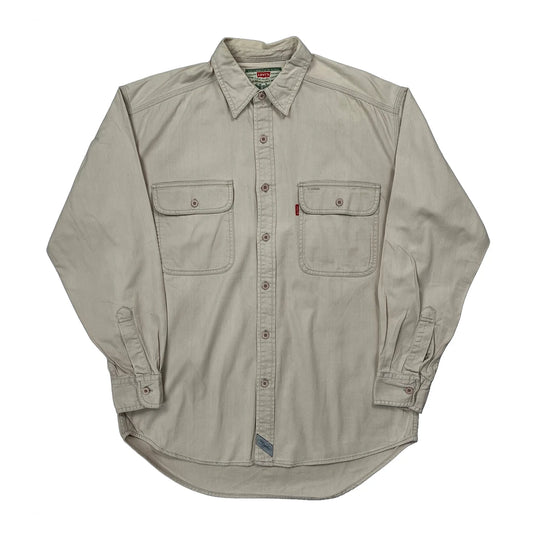 Levis Denim Shirt - Medium Beige Cotton
