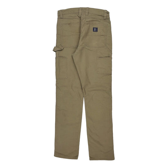 Unbranded Carpenter Trousers - 32W 34L Khaki Cotton Blend
