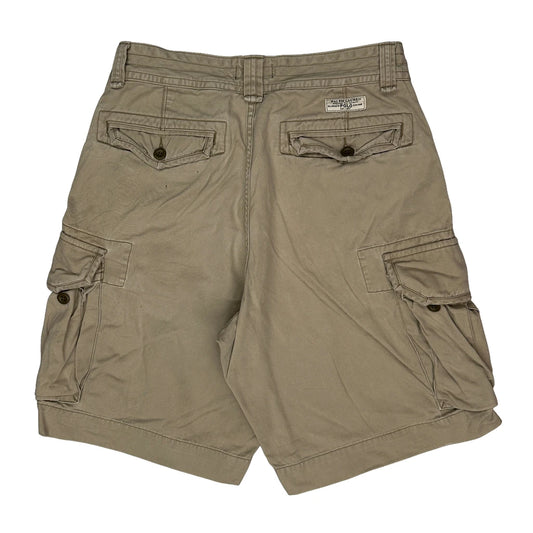 Polo By Ralph Lauren Cargo Shorts - 30W 10L Khaki Cotton