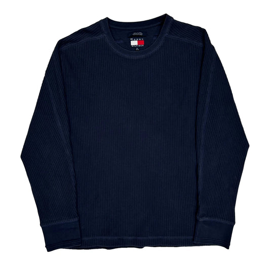Vintage Tommy Hilfiger Jumper - XL Navy Cotton