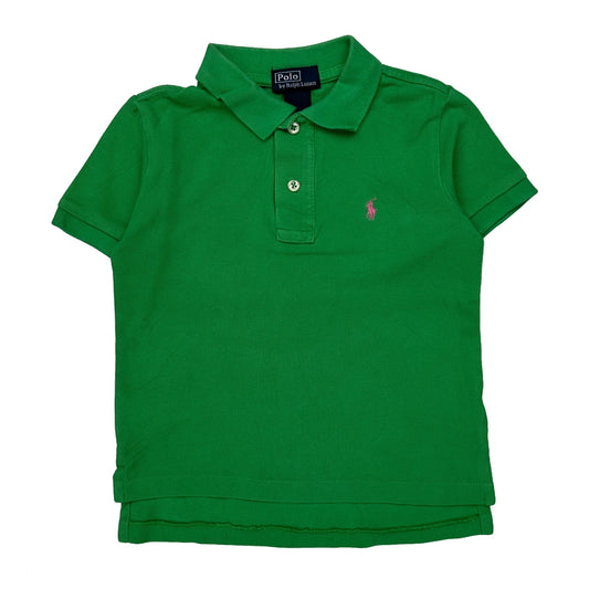 Vintage Age 4 Polo By Ralph Lauren Polo Shirt - XS Green Cotton