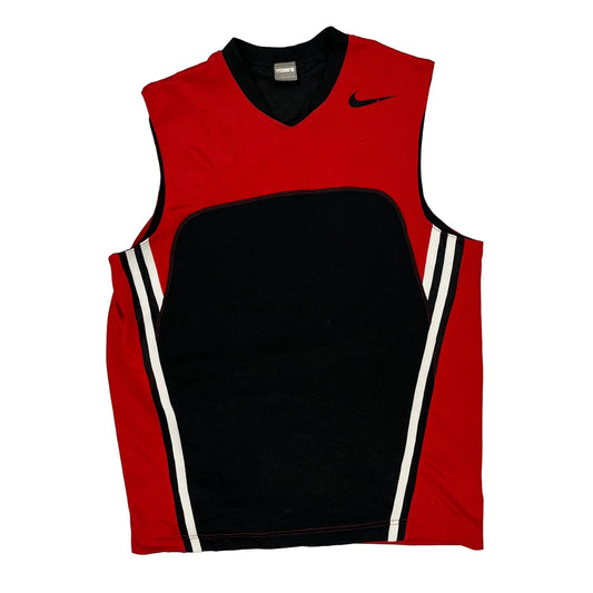 Nike Jersey - Large Red Polyester