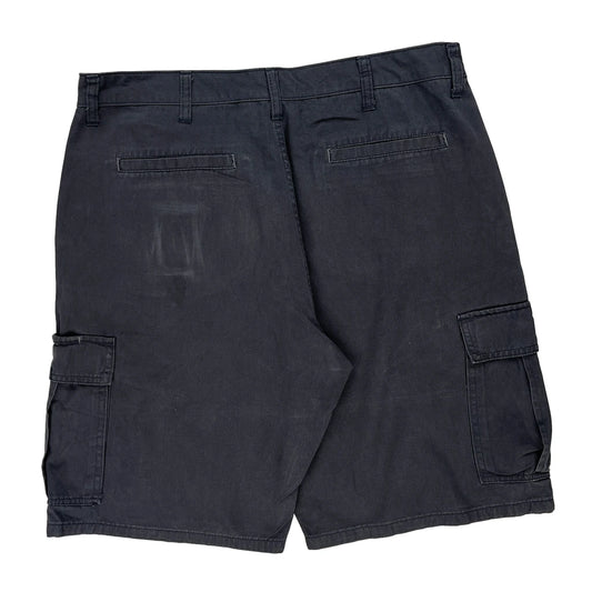 Wrangler Cargo Shorts - 35W 11L Grey Cotton