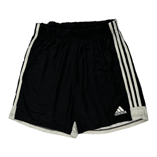 Three Stripes Adidas Sport Shorts - Large Black Polyester