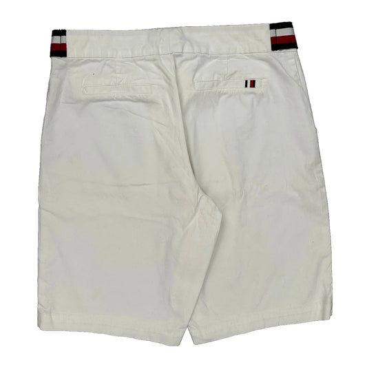 Tommy Hilfiger Chino Shorts - 31W UK 12 White Cotton