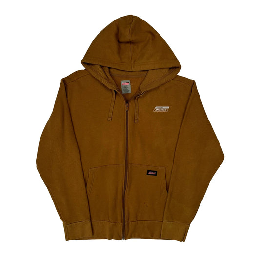 Vintage Dickies Hoodie - Medium Brown Cotton Blend