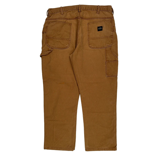 Carhartt Carpenter Trousers - 36W 30L Brown Cotton