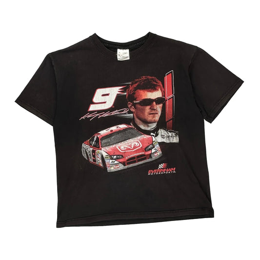 Evernham Motorsports Chase Authentics Nascar T-Shirt - Medium Black Cotton