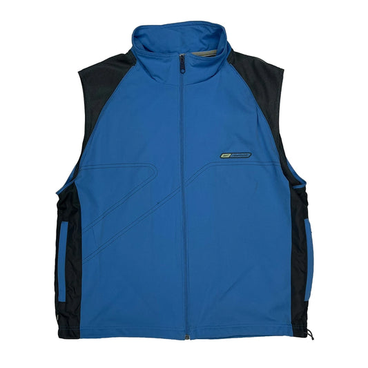 Reebok Gilet - Small Blue Polyester