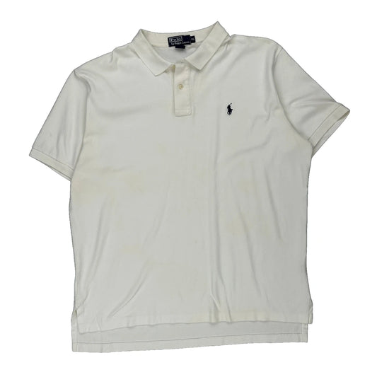 Polo By Ralph Lauren Polo Shirt - XL White Cotton