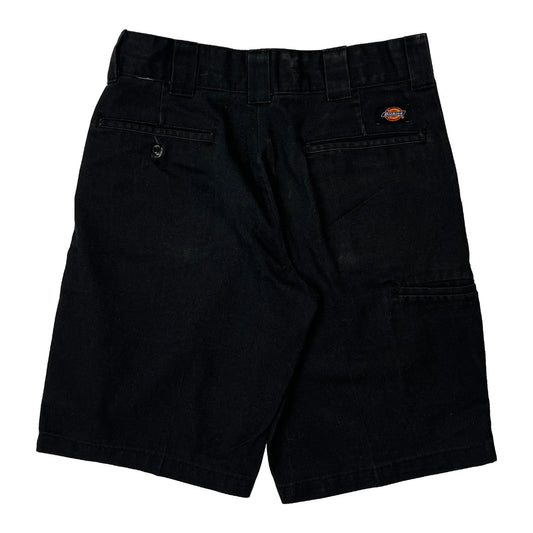 Vintage Dickies Shorts - 30W 11L Black Polyester Blend