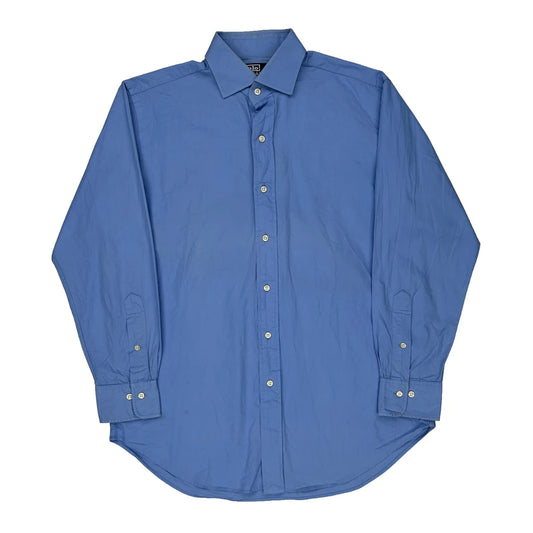 Regent Classic Fit Ralph Lauren Shirt - Medium Blue Cotton