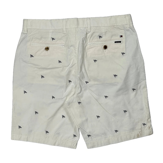 Tommy Hilfiger Chino Shorts - 34W 9L White Cotton