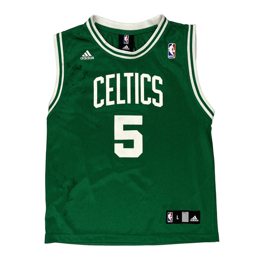 Age 13 Boston Celtics Adidas Jersey - Large Green Polyester