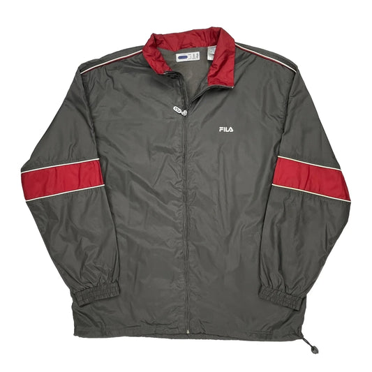 Fila Windbreaker - XL Grey Polyester