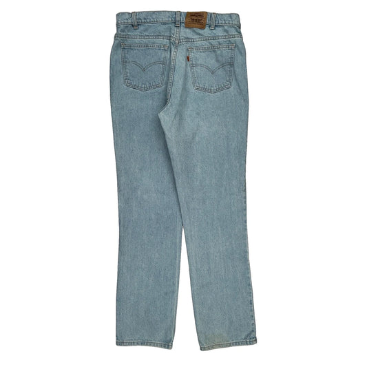 Orange Tab Levis Jeans - 32W 34L Light Wash Cotton