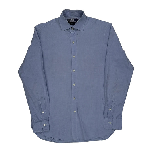 Polo By Ralph Lauren Checked Shirt - Medium Blue Cotton