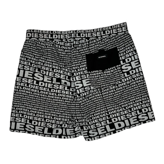 Diesel Shorts - Largew 5L Black & White Polyester