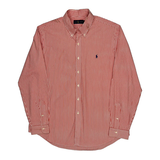 Ralph Lauren Striped Shirt - XL Red Cotton