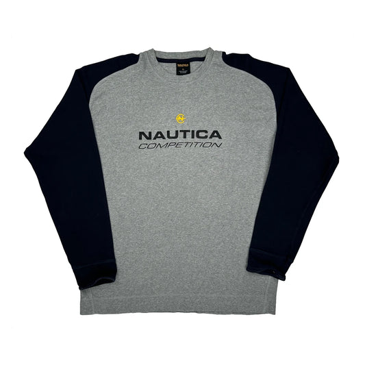 Nautica Sweatshirt - XL Grey Cotton