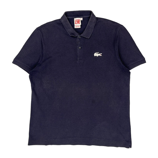 Vintage Lacoste Polo Shirt - 2XL Navy Cotton