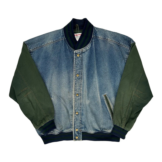 Wearguard Varsity Jacket - Large Blue Nylon