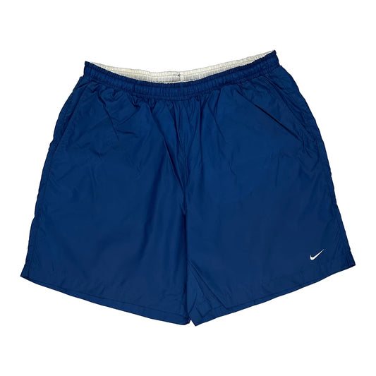 Nike Sport Shorts - 2XL Blue Polyester