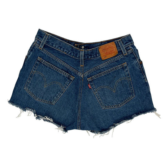 Levis Denim Shorts - 30W UK 10 Blue Denim