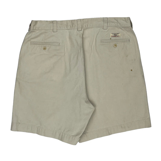 Philip Short Polo By Ralph Lauren Shorts - 36W 8L Beige Cotton